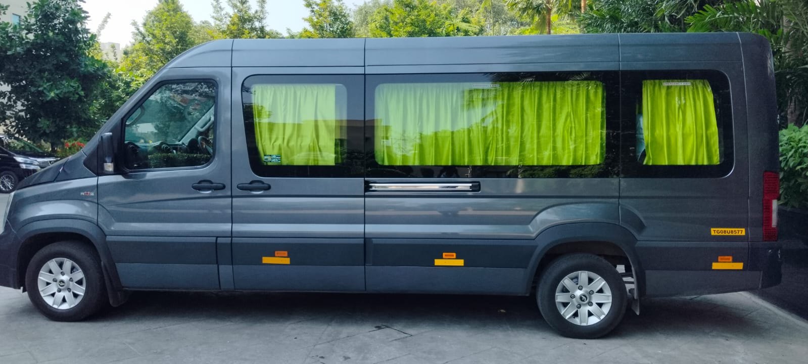Grey Force Urbania executive van seen from the side